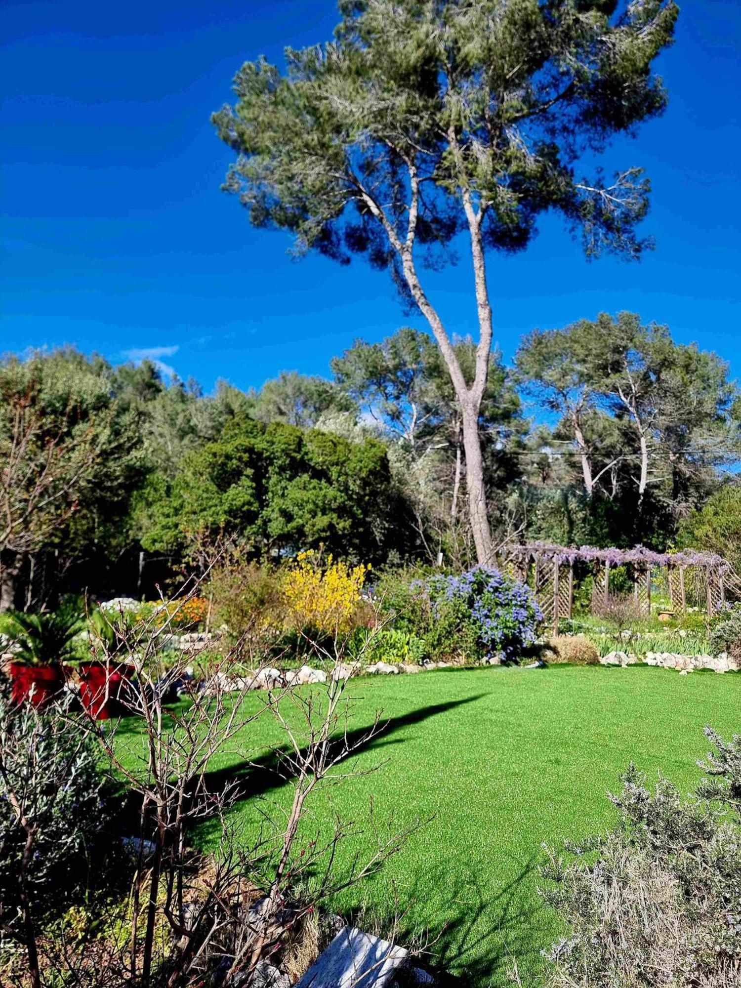 Mas D'Azur Bed & Breakfast Roquefort Les Pins Bagian luar foto
